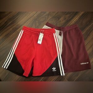 Adidas fleece Shorts-2 pair